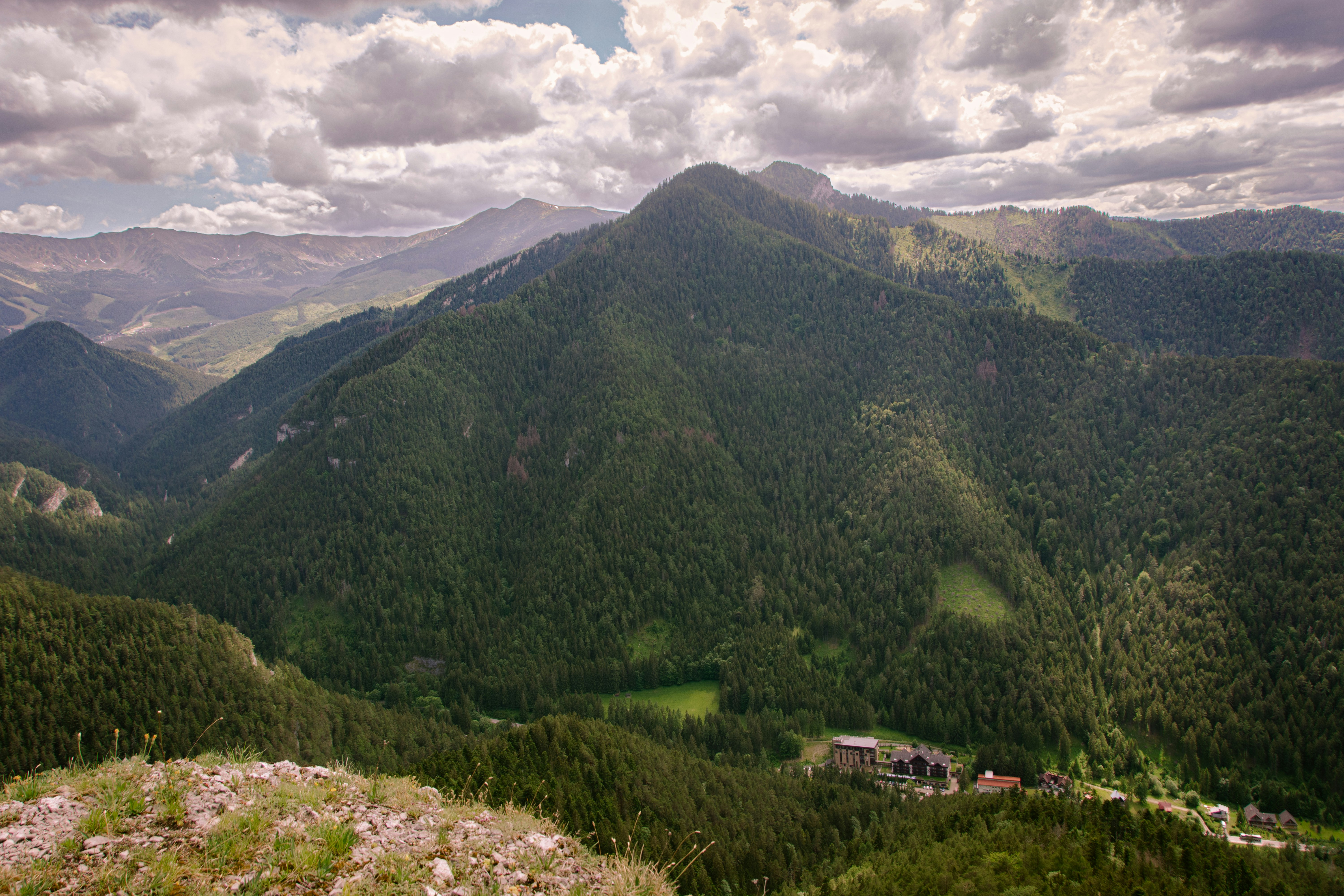 A view from the top of one hill in Liptov area.